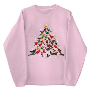 Hummingbirds Tree Sweatshirt - Gift For Bird Lovers