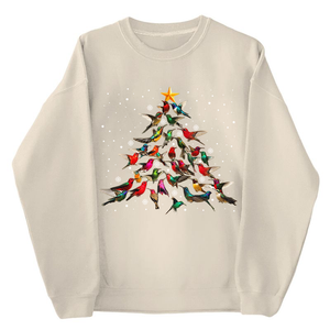 Hummingbirds Tree Sweatshirt - Gift For Bird Lovers