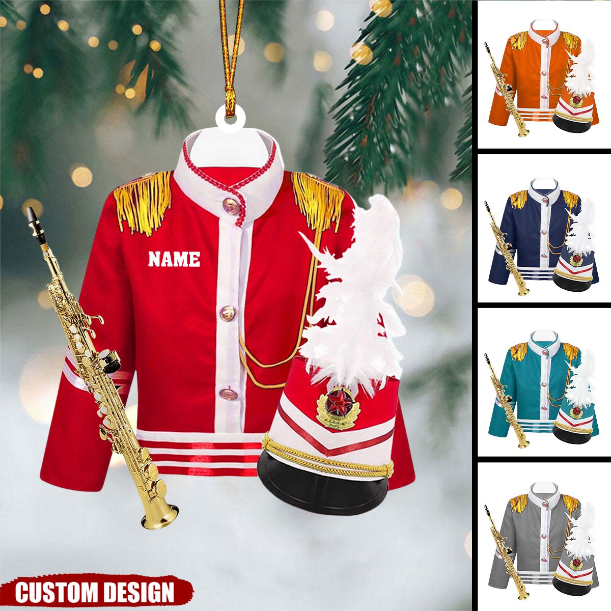 Personalized Marching Band Uniform Christmas Ornament-2024 New Release