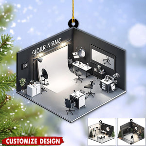 Personalized Photo Studio Ornament-Gift For Photographer-2024 New Release