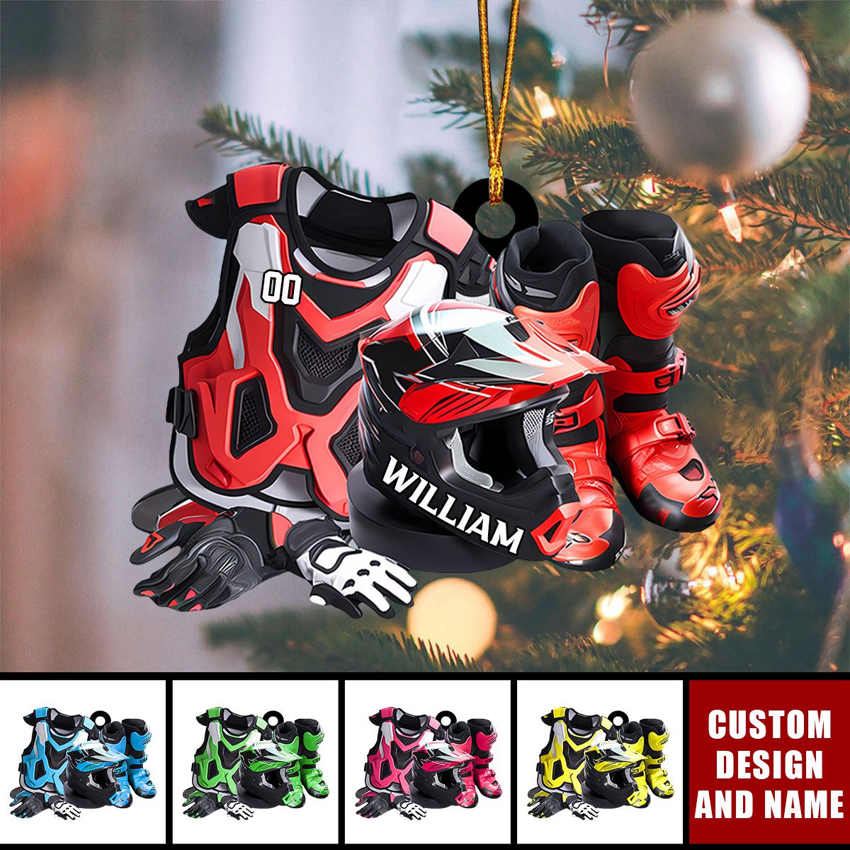 2024 New Release Personalized Motorcycle Christmas Ornaments -Gifts For Motorcycle Lovers