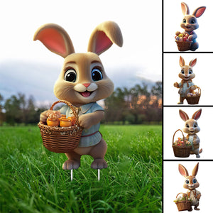 Easter Bunny Decorations Outdoor-Easter Bunny Yard Garden Stakes