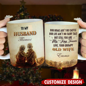 Two Hearts, One Soul - Couple Personalized Custom Mug - Gift For Husband Wife, Anniversary