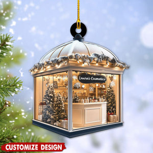 Personalized Comestic Shop Ornament-Gift For Girl-2024 New Release