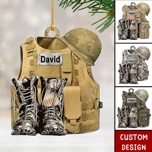 2024 New Release Personalized Military Christmas Ornament - Gift For Veterans