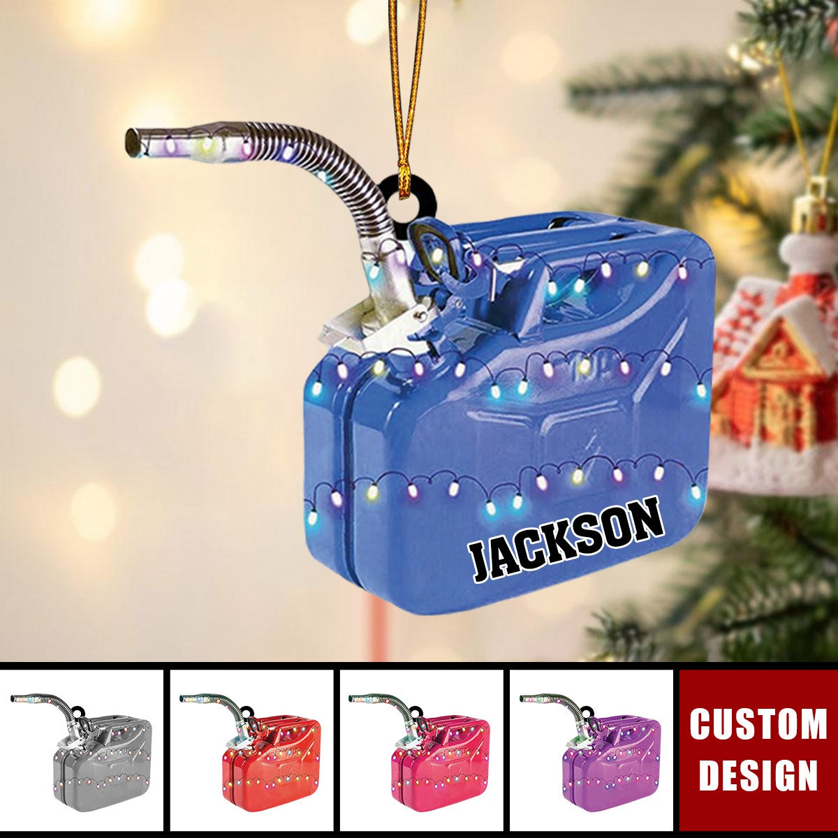 Personalized Gas Pump Christmas Ornament-2024 New Release