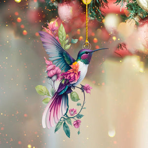 Colorful Hummingbird Christmas Ornament, Gift For Bird Lovers-2024 New Release