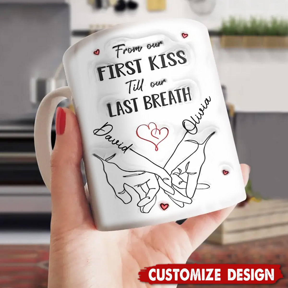 I Met You I Loved You I'm Keeping You - Couple Personalized Mug - Gift For Husband Wife, Anniversary