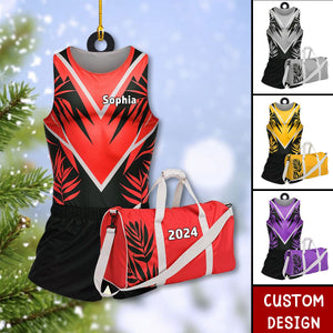 Personalized Gymnastics Ornament, Gift For Gymnast Girl - 2024 New Release