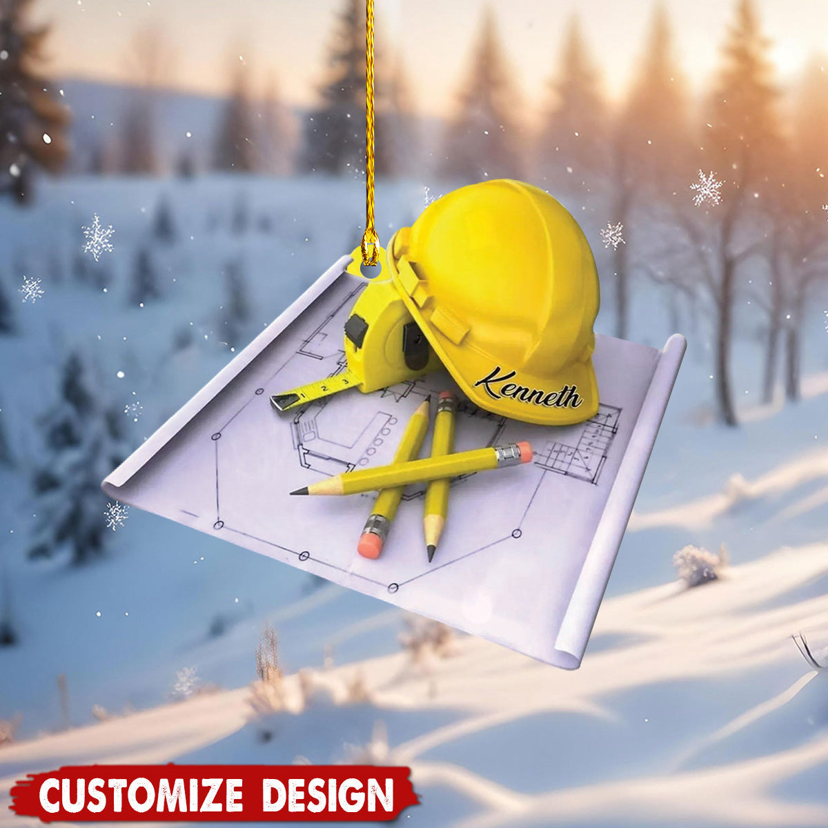 Personalized Mechanic Civil Engineer Christmas Ornament Gift For Engineer-2024 New Release