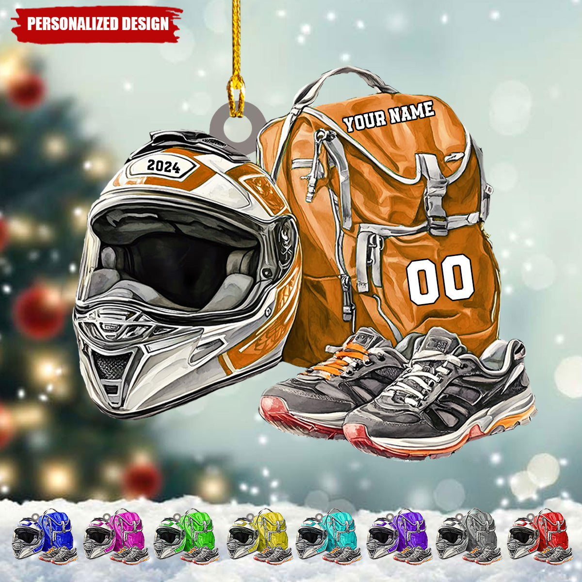 2024 New Release Personalized Motocross Ornament-Gifts For Biker Lovers