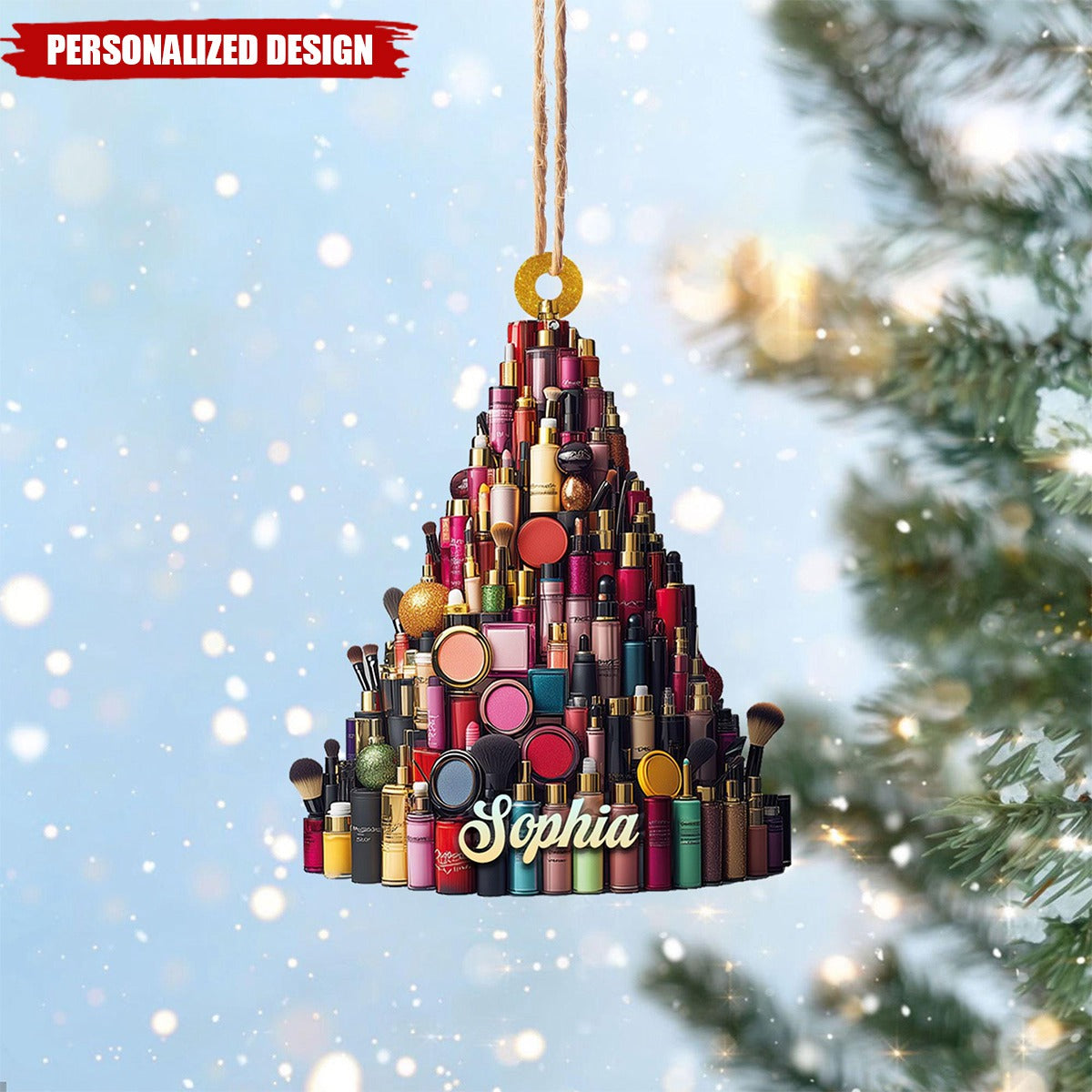 Personalized Makeup Ornament-Gift For Teen Girl-2024 New Release