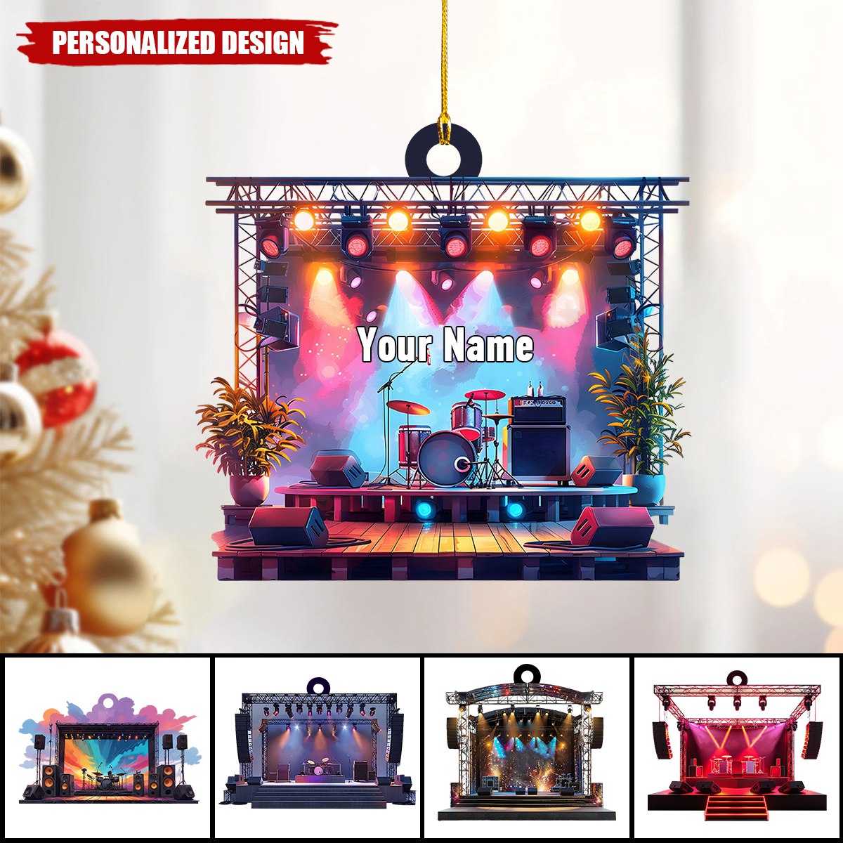 Personalized Stage Ornament-Gift For Musician-2024 New Release