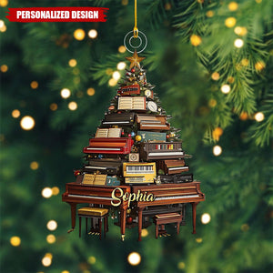 Personalized Piano Ornament-Gift For Music Lovers-2024 New Release