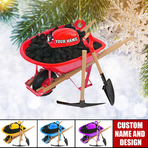 Personalized Coal Miner Christmas Ornament Gift For Coal Miner - 2024 New Release