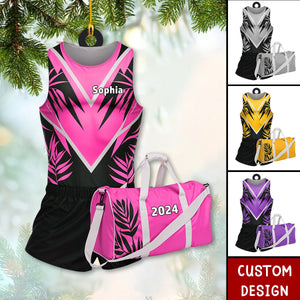 Personalized Gymnastics Ornament, Gift For Gymnast Girl - 2024 New Release