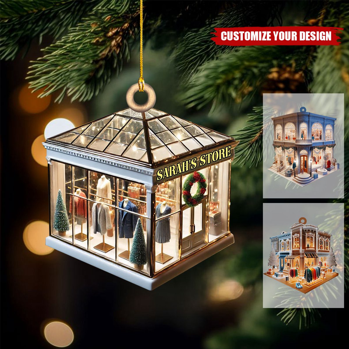 Personalized Clothing Store Christmas Ornament - 2024 New Release