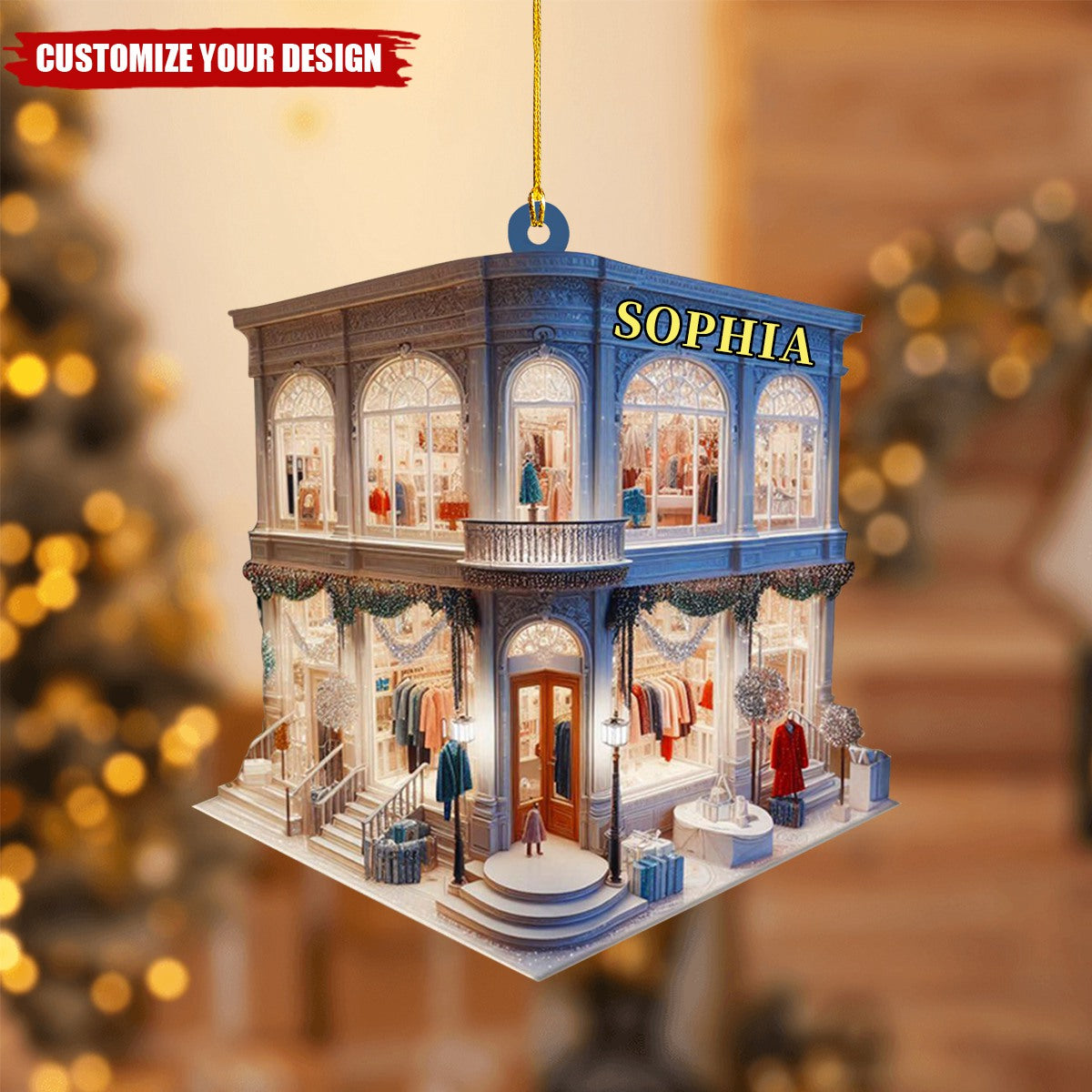 Personalized Clothing Store Christmas Ornament - 2024 New Release