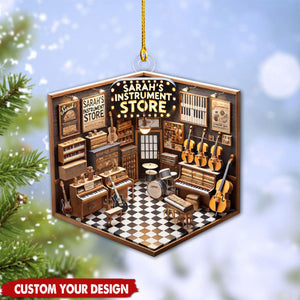 Personalized Instrument Store Christmas Ornament-2024 New Release
