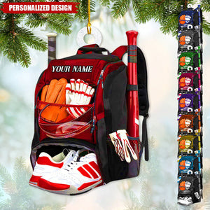 Personalized Baseball Christmas Ornaments-Gifts For Baseball Lovers-2024 New Release
