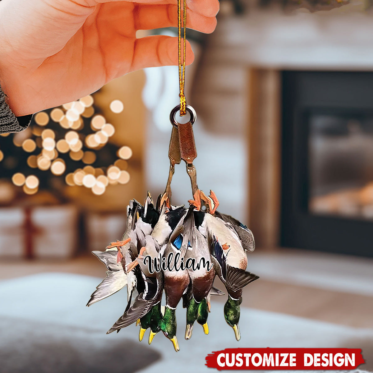 Personalized Duck Hunting Christmas Ornament-2024 New Release