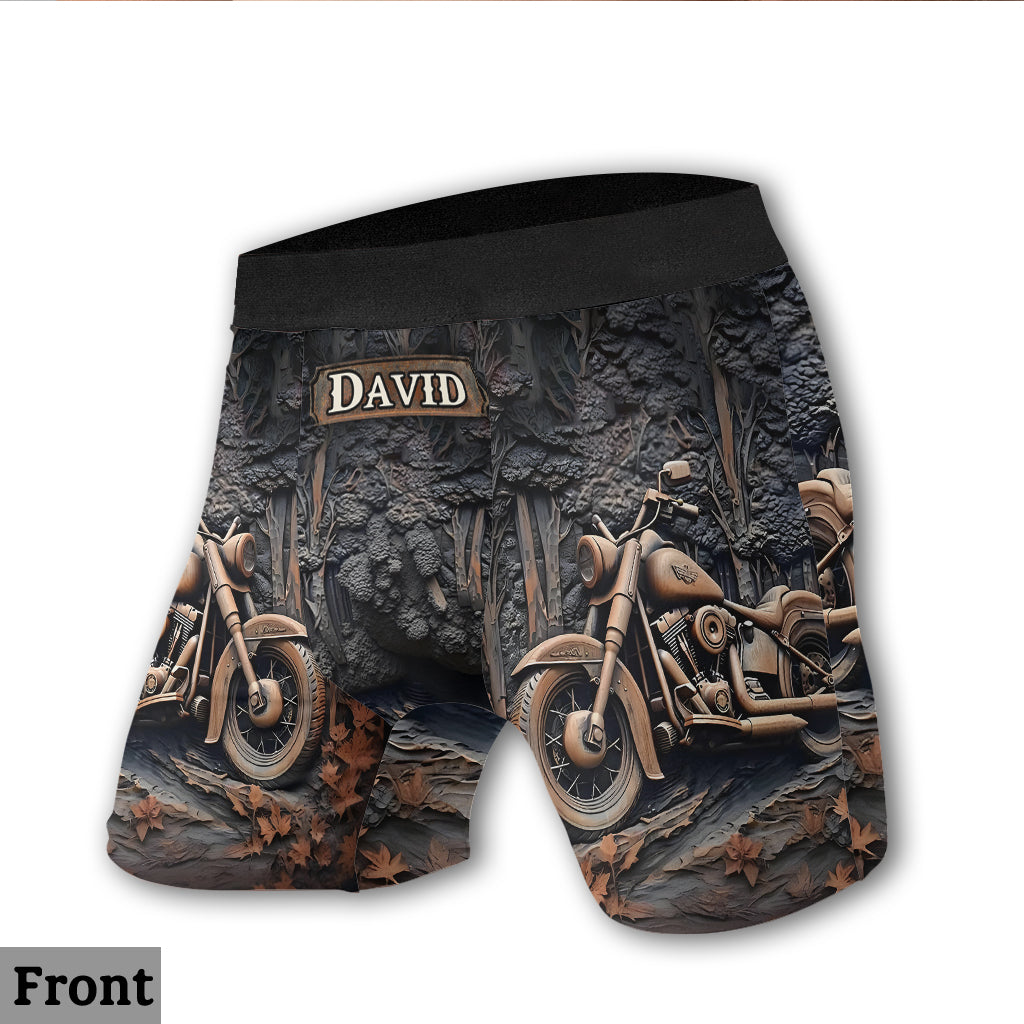 Strong Engine - Personalized Biker Men's Boxer Briefs