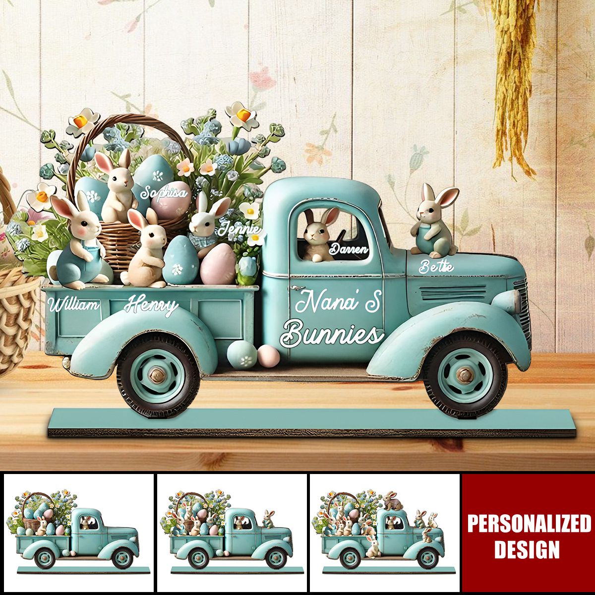 Nana's ... Bunnies-Personalized Grandma Big Freestanding