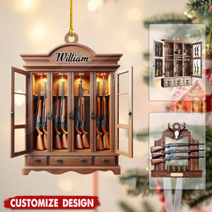 Personalized Gun Shelf Christmas Ornament-2024 New Release