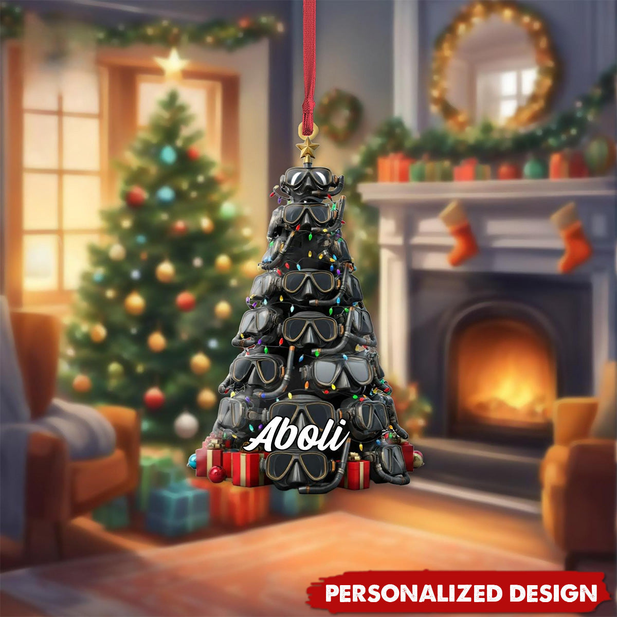 Personalized Diving Mask Ornament-Gifts For Scuba Diving Lover-2024 New Release