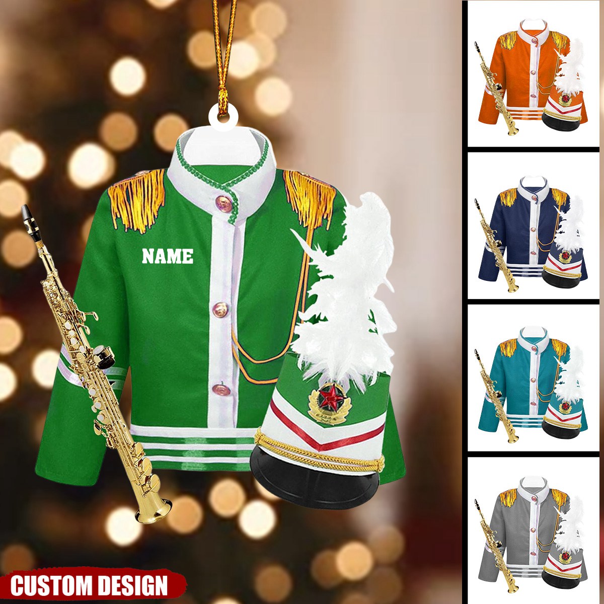 Personalized Marching Band Uniform Christmas Ornament-2024 New Release