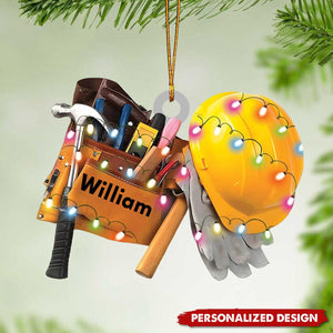 2024 New Release Personalized Mechanic Christmas Ornament,Custom Mechanic Tool Ornament,Mechanic Worker Lover