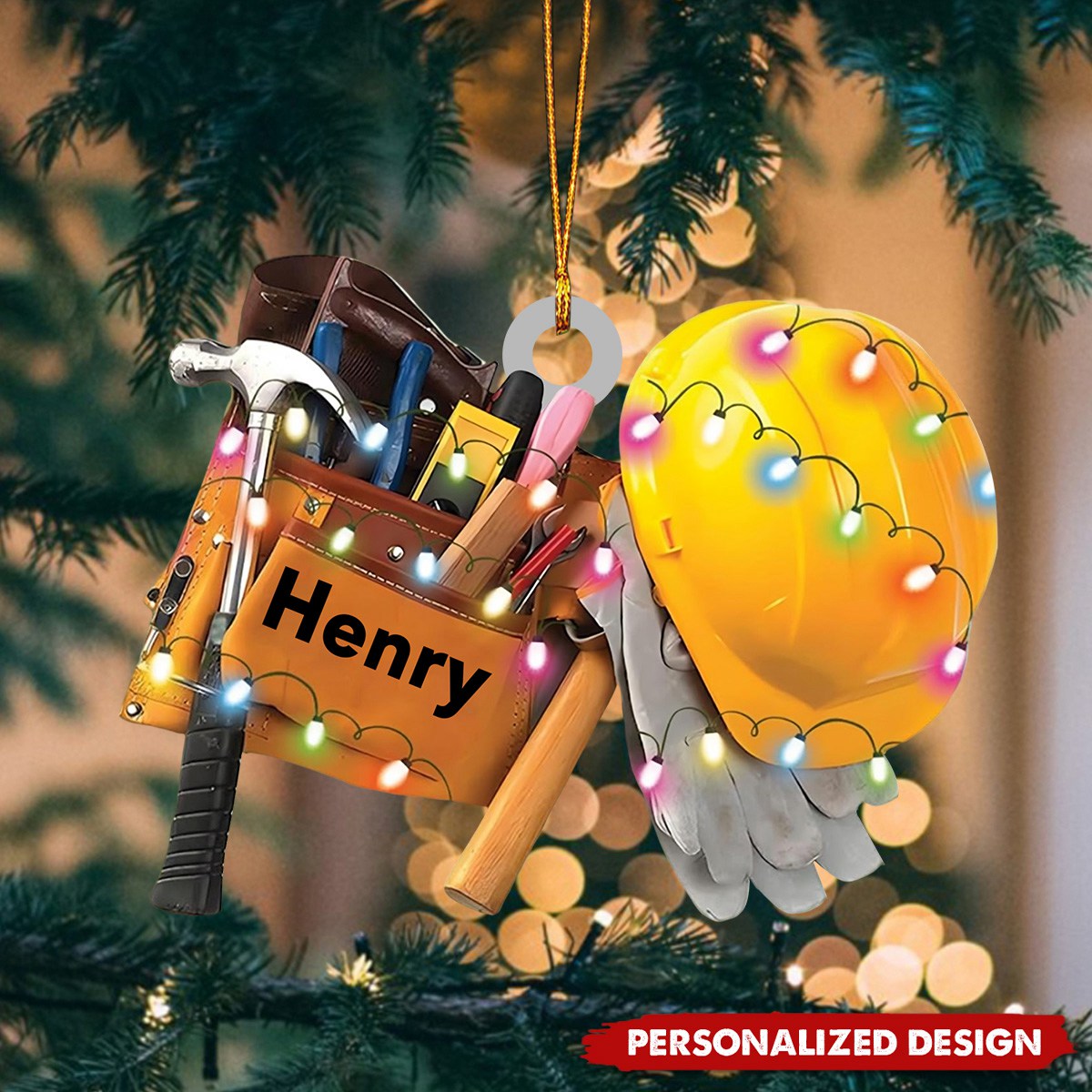 2024 New Release Personalized Mechanic Christmas Ornament,Custom Mechanic Tool Ornament,Mechanic Worker Lover