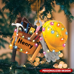 2024 New Release Personalized Mechanic Christmas Ornament,Custom Mechanic Tool Ornament,Mechanic Worker Lover