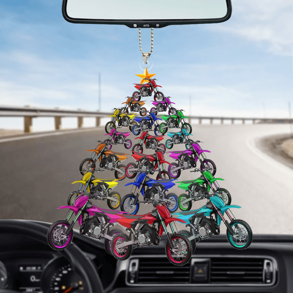 Motocross Car Ornament - 2024 New Release