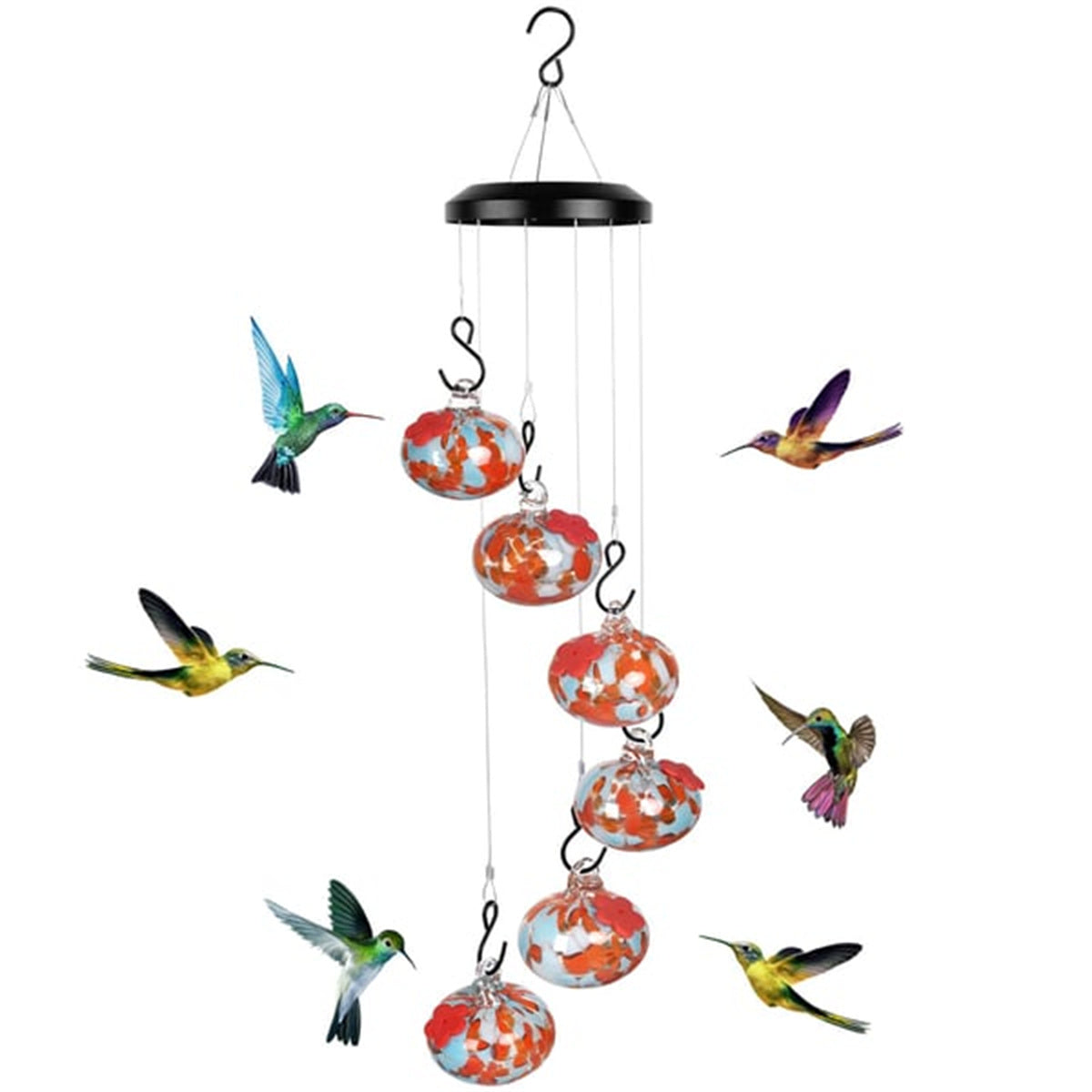 Charming Wind Chimes Hummingbird feeders - Gift For Hummingbird Lovers
