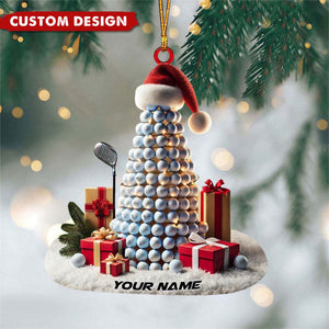 Personalized Golf Christmas Ornament- Gift For Golf Lovers - 2024 New Release