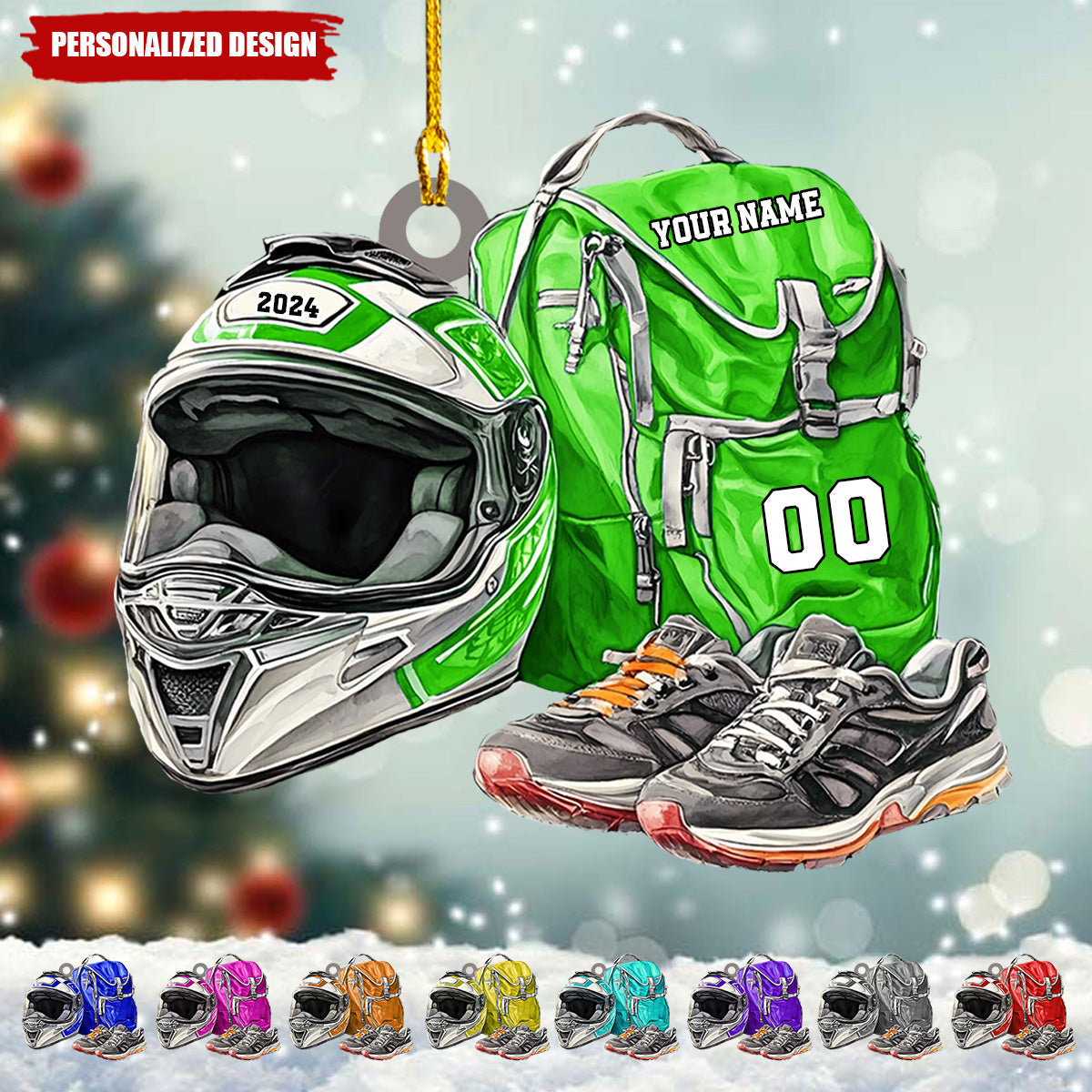 2024 New Release Personalized Motocross Ornament-Gifts For Biker Lovers