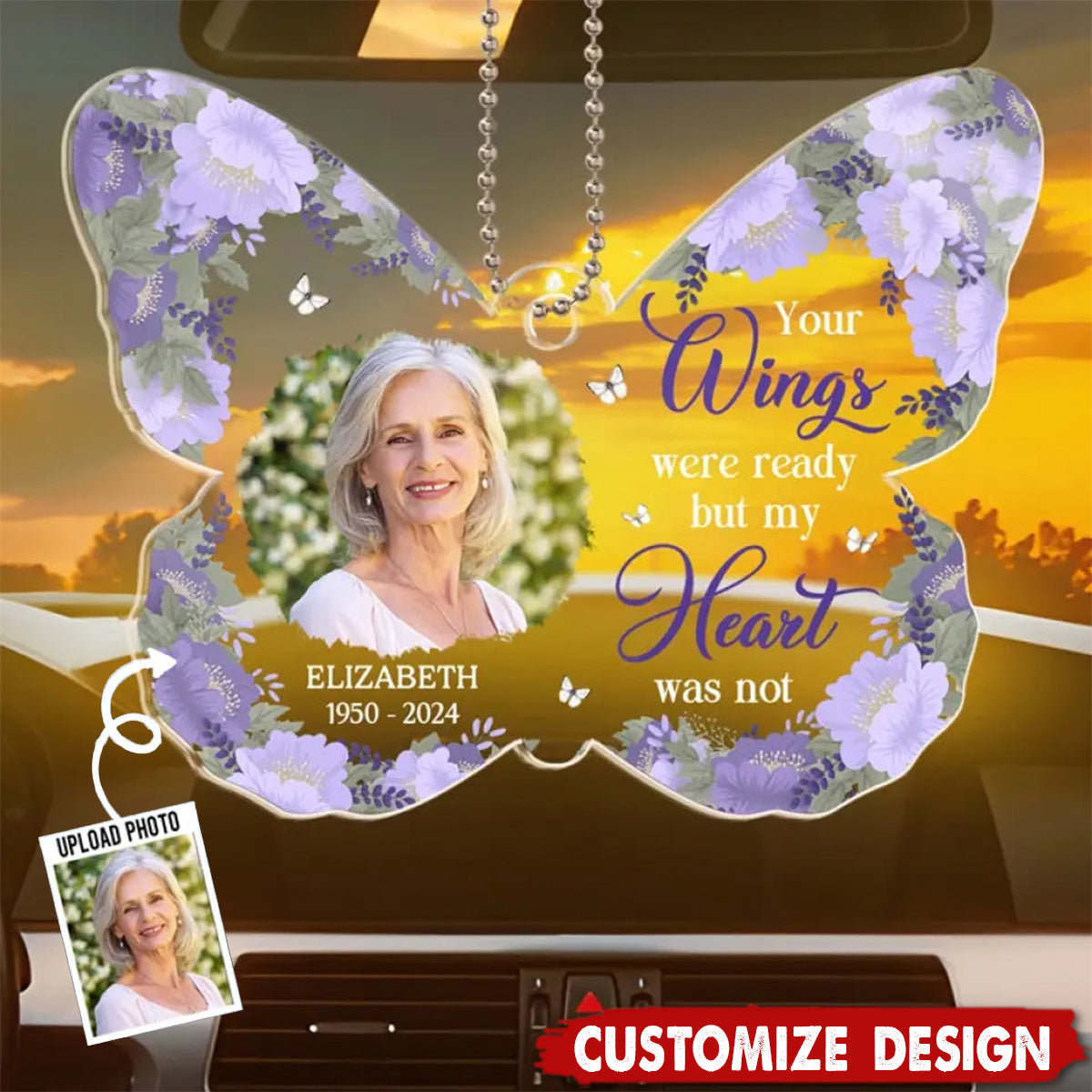 I Am Always With You Memorial Personalized Acrylic Ornament - Sympathy Gift For Family Members