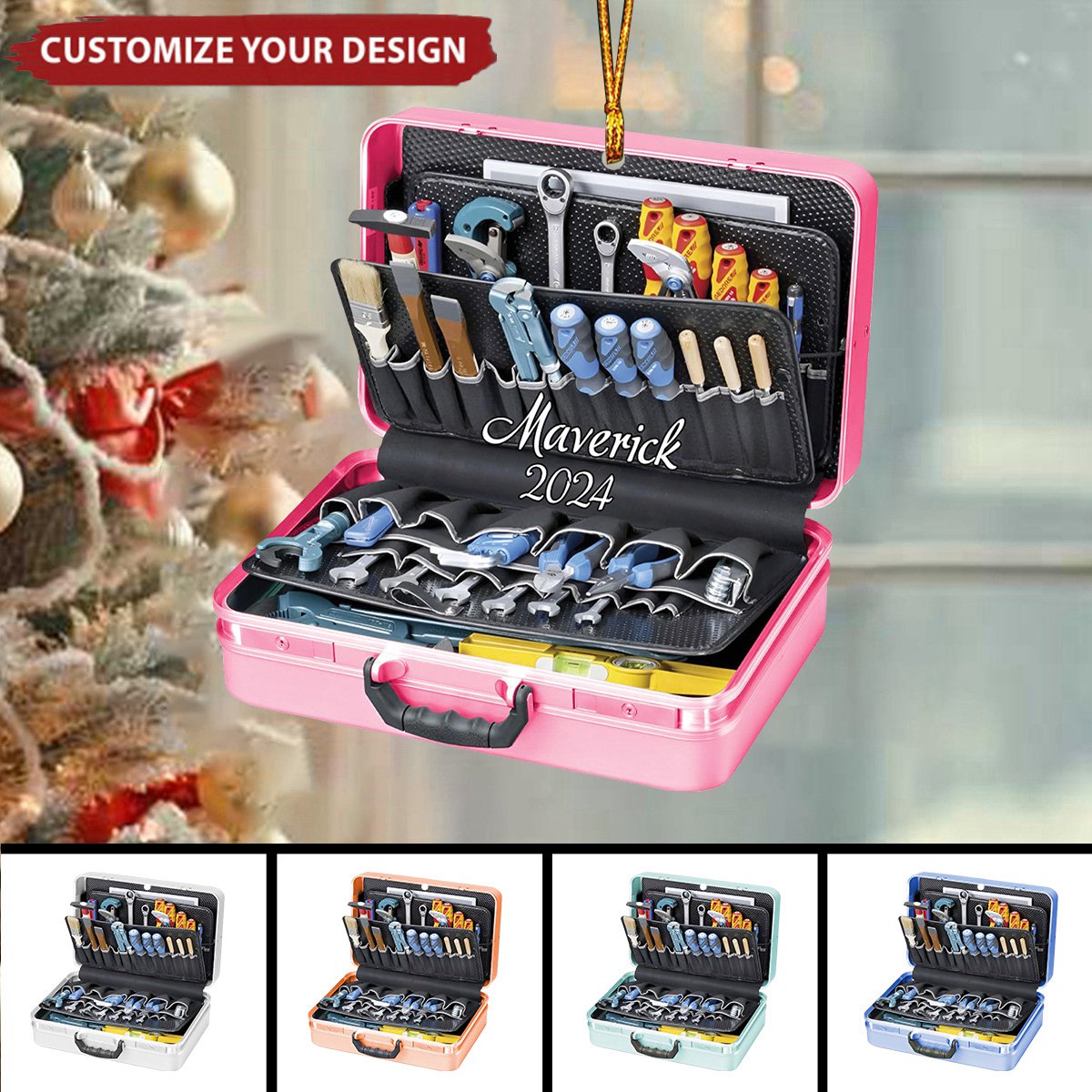 Personalized Electrician Christmas Ornament Gift for Electrician - 2024 New Release