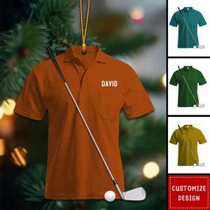 Personalized Golf Uniform Christmas Ornament, Gift For Golf Lovers - 2024 New Release