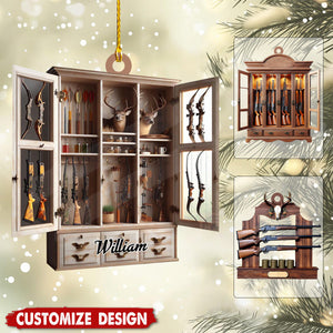 Personalized Gun Shelf Christmas Ornament-2024 New Release