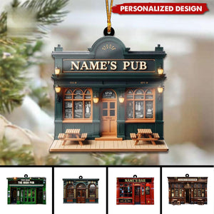 Personalized Pub Ornaments-Gift For Bartender-2024 New Release
