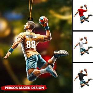 Personalized Handball Ornament-Gift For Handball Lover-2024 New Release