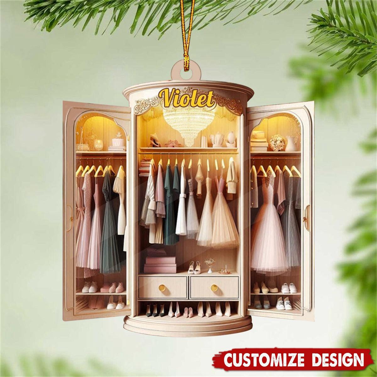 Personalized Wardrobe Ornament - 2024 New Release