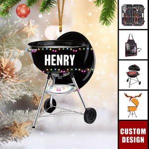 Personalized Barbecue Tool Christmas Ornament-2024 New Release
