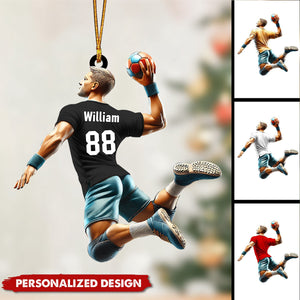 Personalized Handball Ornament-Gift For Handball Lover-2024 New Release