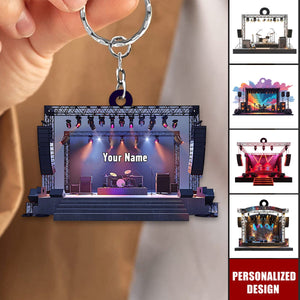 Personalized Music festivals/Concert Keychain-Gift For Music Lovers