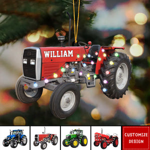 Tractor Christmas Ornament - Christmas Gift For Farmer