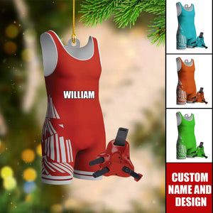 Personalized Wrestling Ornament-Gifts For Wrestling Player-2024 New Release