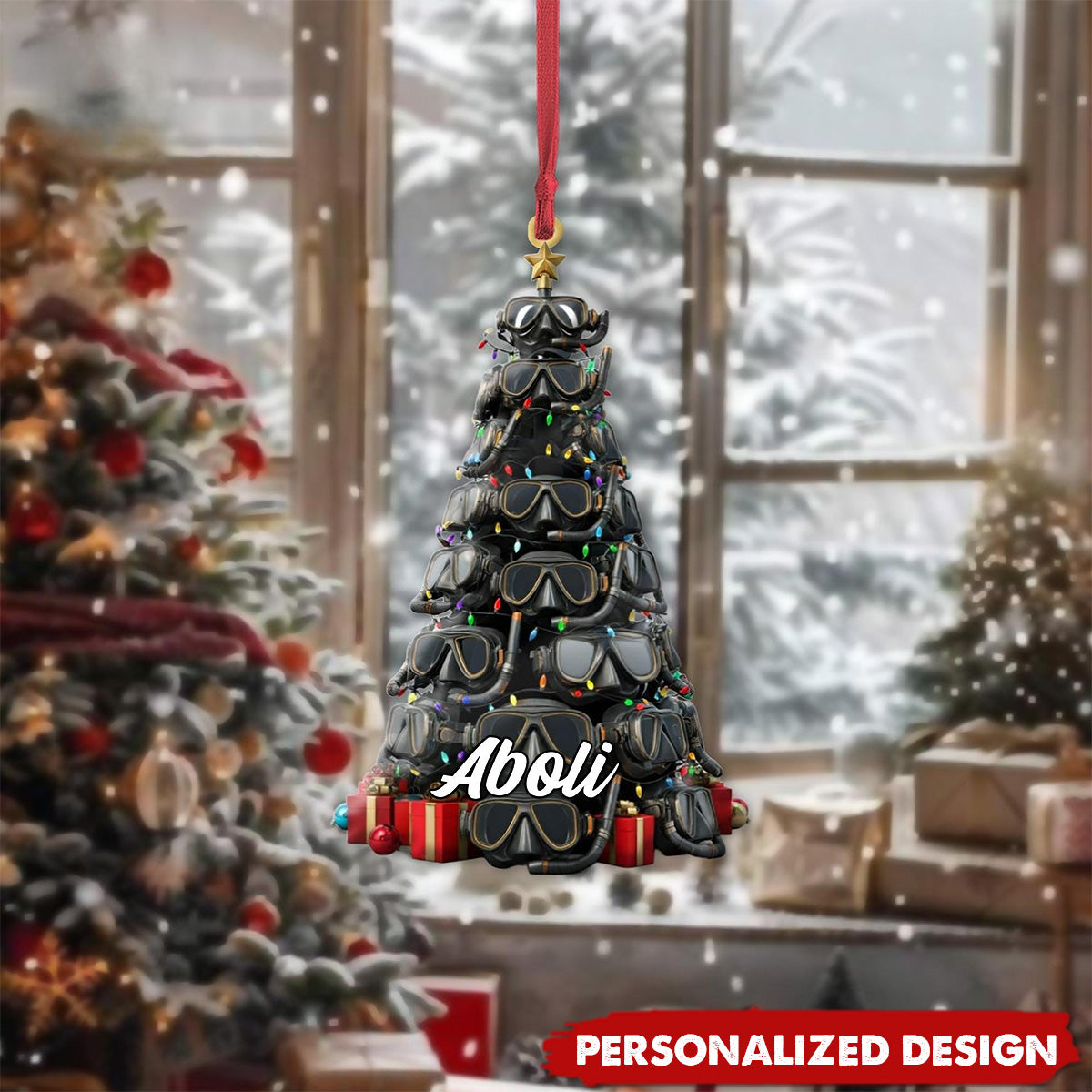 Personalized Diving Mask Ornament-Gifts For Scuba Diving Lover-2024 New Release